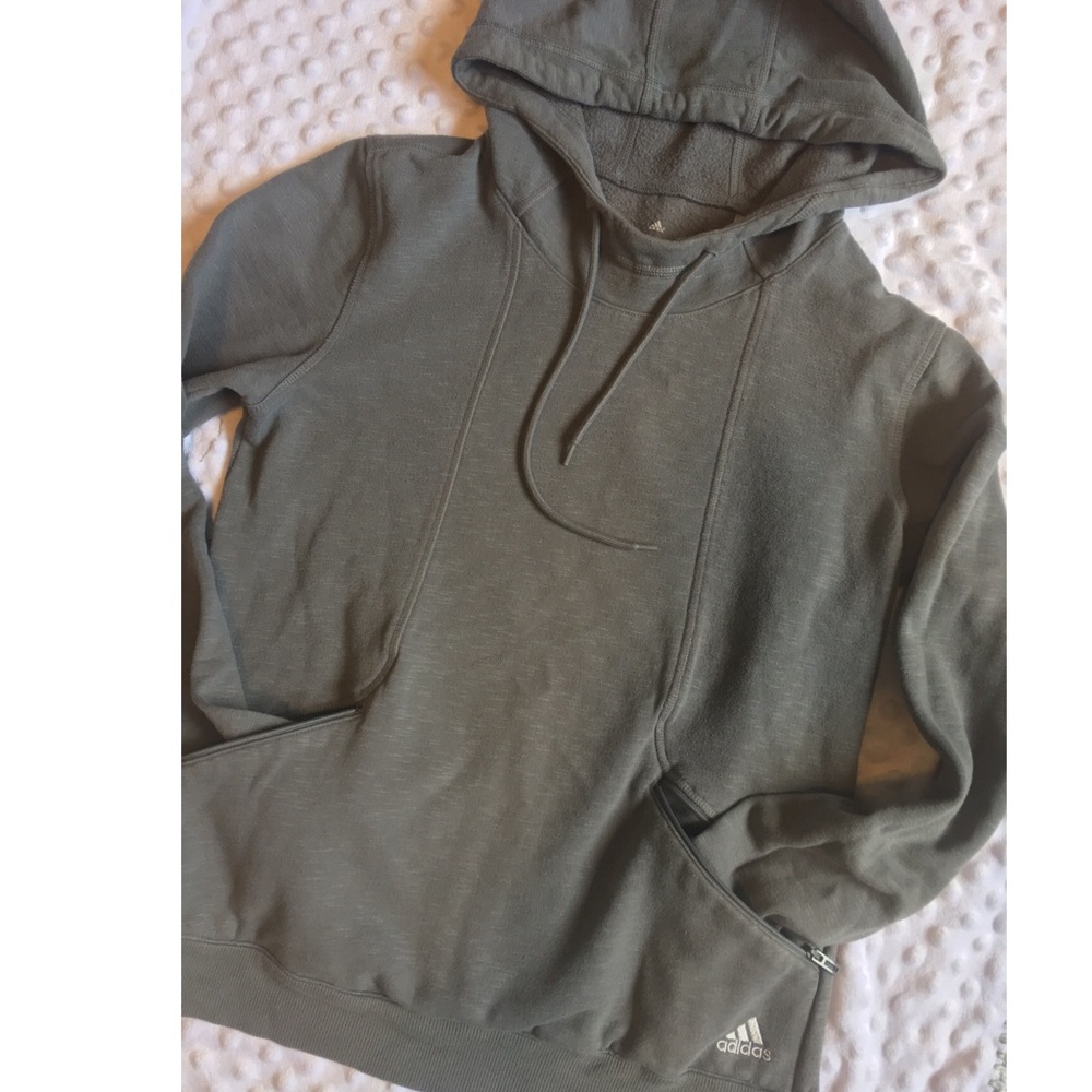 Grey Adidas hoodie
